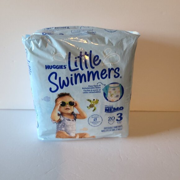 HUGGIES LITTLE SWIMMERS FINDING NEMO DESIGN SIZE 3 (WT. 16-26LBS) 20 COUNT - Picture 4 of 6